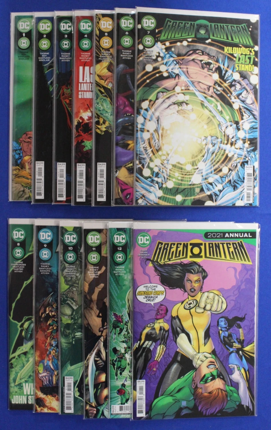 Green Lantern #1-12 + Annual Complete Set VF/NM