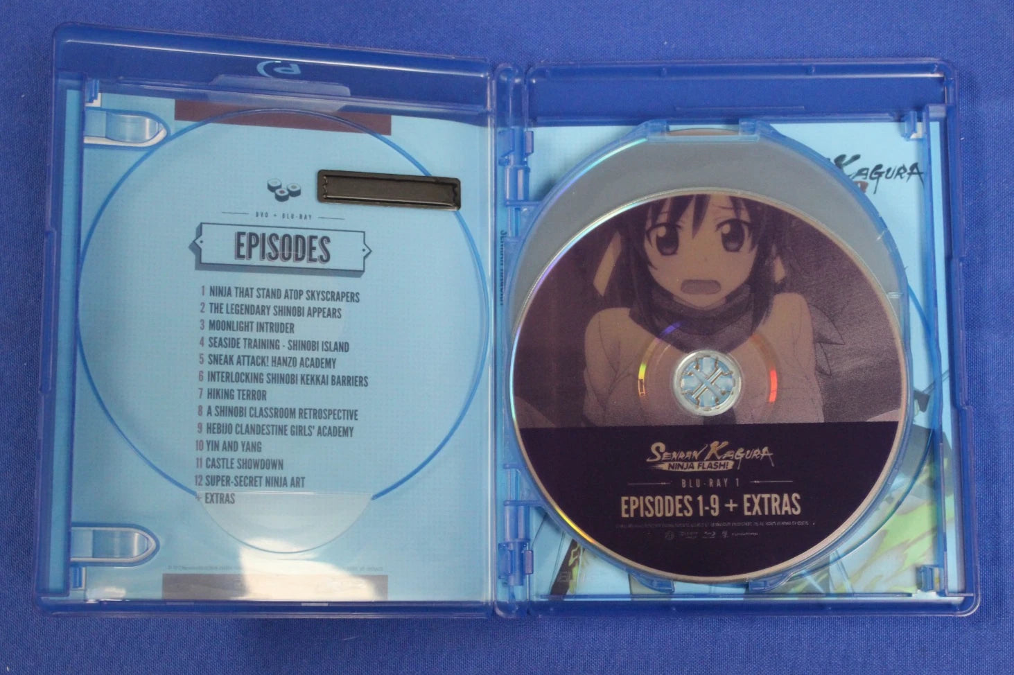 Senran Kagura Ninja Flash Complete Series Blu Ray/DVD Four Disc Set