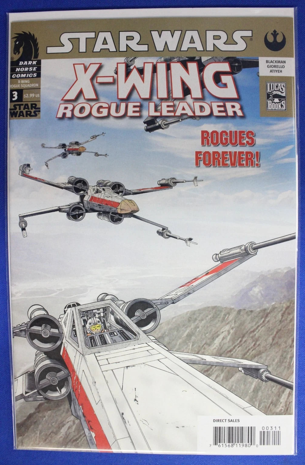 Star Wars X-Wing Rogue Leader #1-3 Complete Set VF/NM