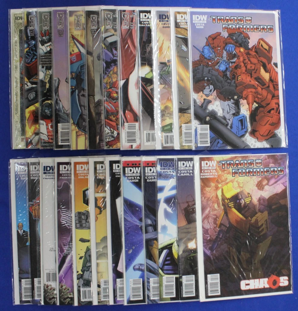 Transformers #1-21 & 27-28 w/ Variants Lot of 24 VF/NM