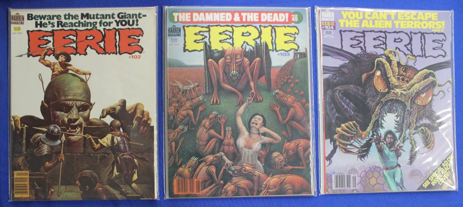 Eerie Magazine #80-107 Lot of 28 FN-VF