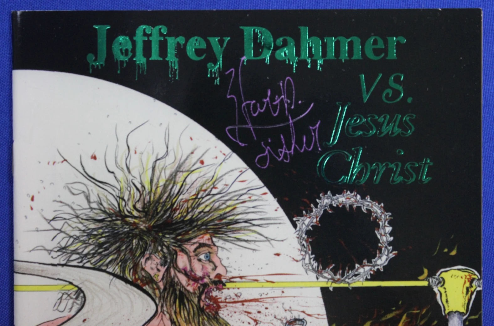Jeffrey Dahmer vs Jesus Christ #1 SIGNED by Hart D. Fisher VF/NM