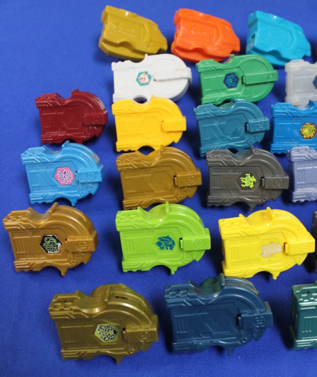 Hasbro Beyblade Mixed Lot of Various Parts Pieces Ripcords & Launchers Metal