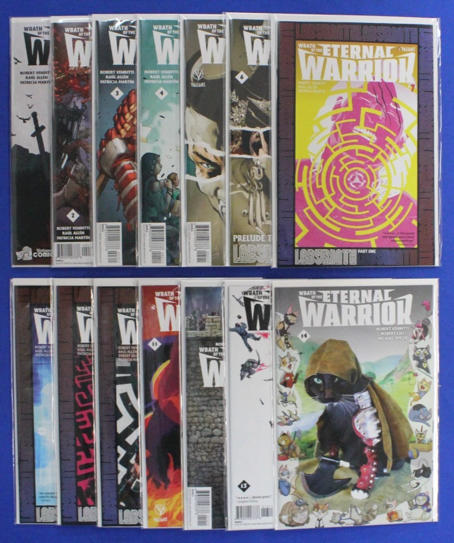 Wrath of the Eternal Warrior #1-14 Complete Set VF/NM