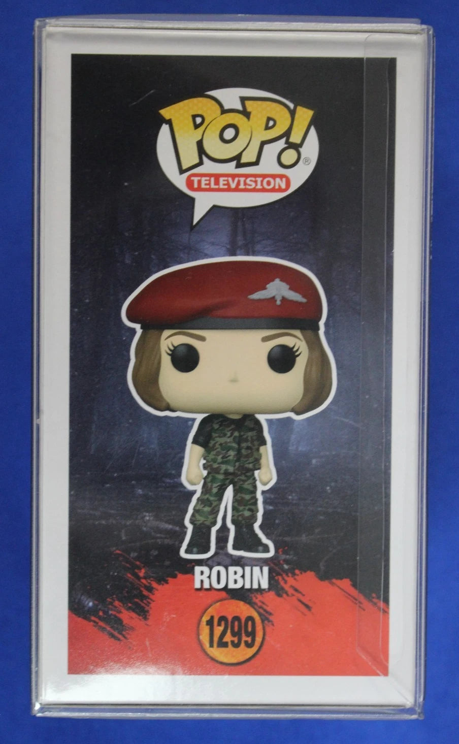 Funko POP! Television #1299 Stranger Things Robin Signed by Mark Steger
