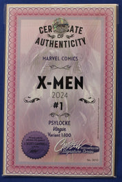 X-Men #1 1:100 J. Scott Campbell Virgin Variant SIGNED w/COA NM