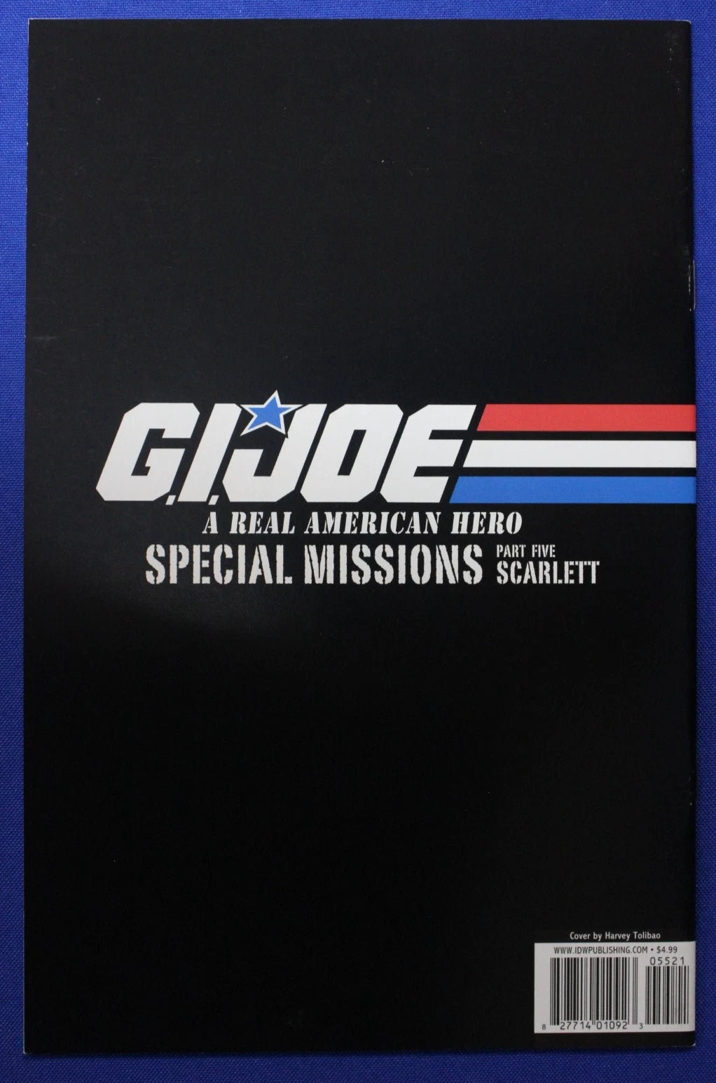 GI Joe A Real American Hero #255 Harvey Tolibao Cover B Variant VF