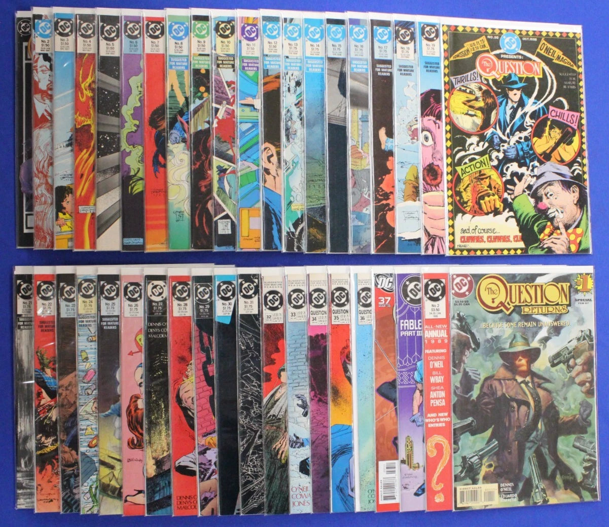 The Question #1-37 Complete Set + Annuals & One-Shot VF