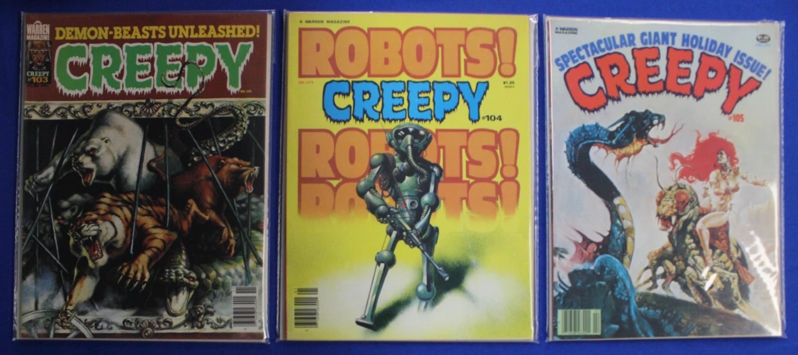 Creepy Magazine #76-113 Lot of 38 FN-VF