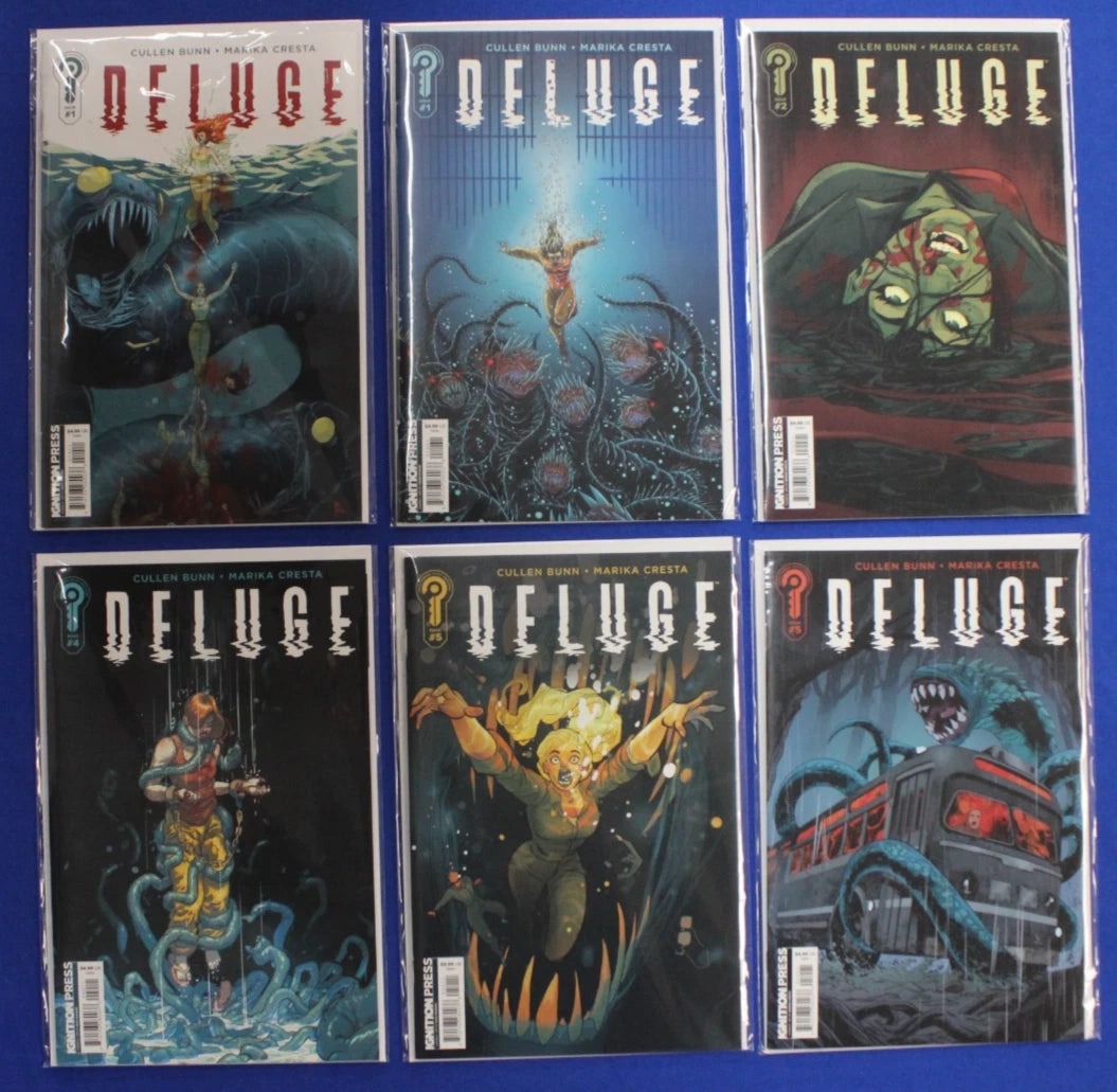 Deluge #1-5 Near Complete Set (Missing #3) Lot of 6 VF/NM
