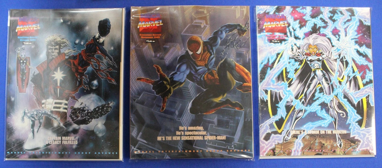 Mega Marvel Catalog Magazine Lot of 11 FN-VF