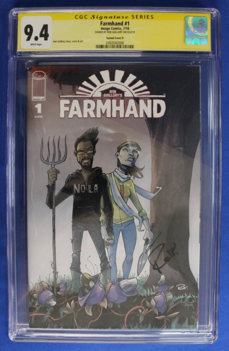 Farmhand #1 Variant CGC 9.4 *SIGNED*