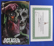 DCeased #4 Forbidden Planet Exclusive SIGNED by Arthur Suydam w/ COA NM-