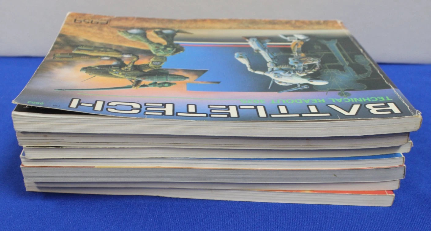 FASA Corporation Battletech Technical Readout Book Lot of 7