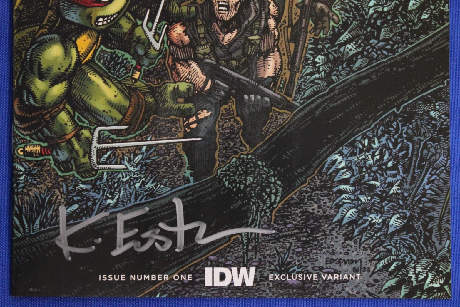 Teenage Mutant Ninja Turtles #1 SIGNED Kevin Eastman w/ COA VF/NM