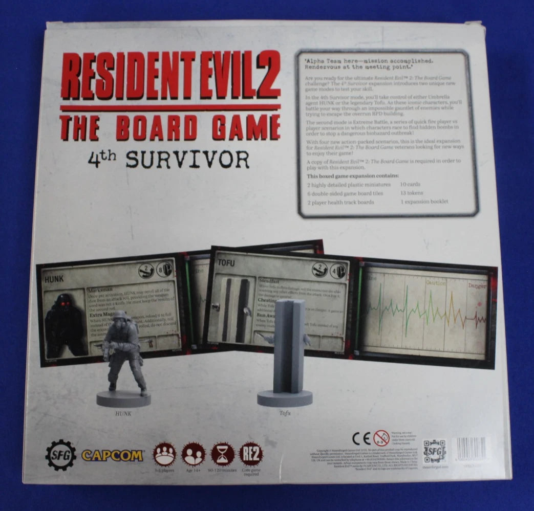 Steamforged Games 2018 Resident Evil 2 The Board Game Expansion Lot of 4