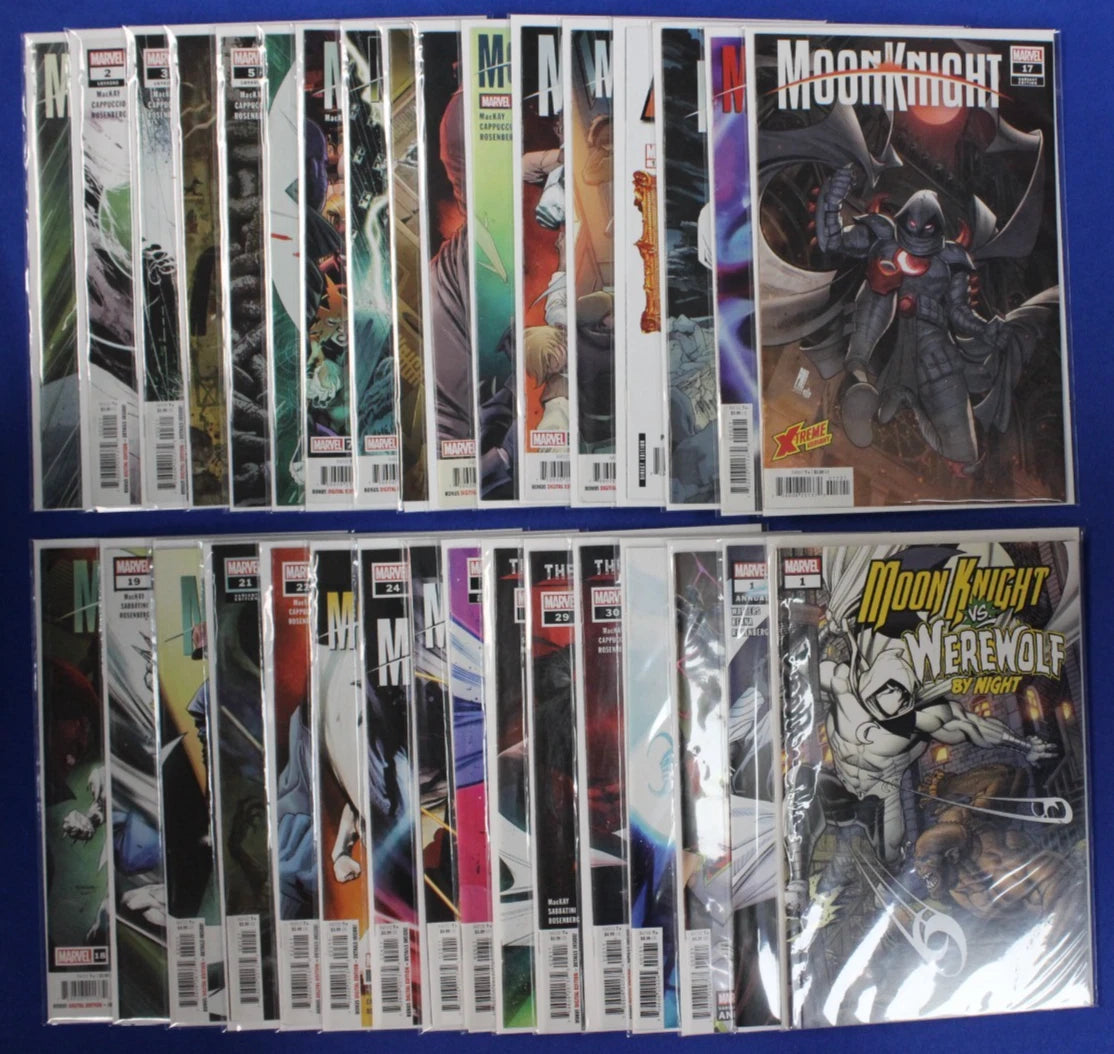 Moon Knight #1-30 Near Complete Set + Annuals & Variants VF/NM