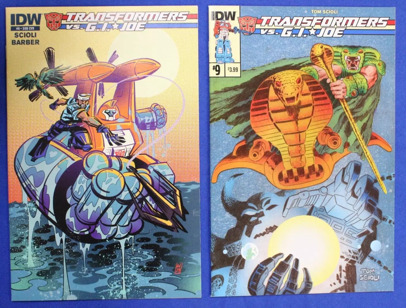 Transformers vs GI Joe #1-13 + Annual & Variants Complete Set Lot of 33 VF-VF/NM