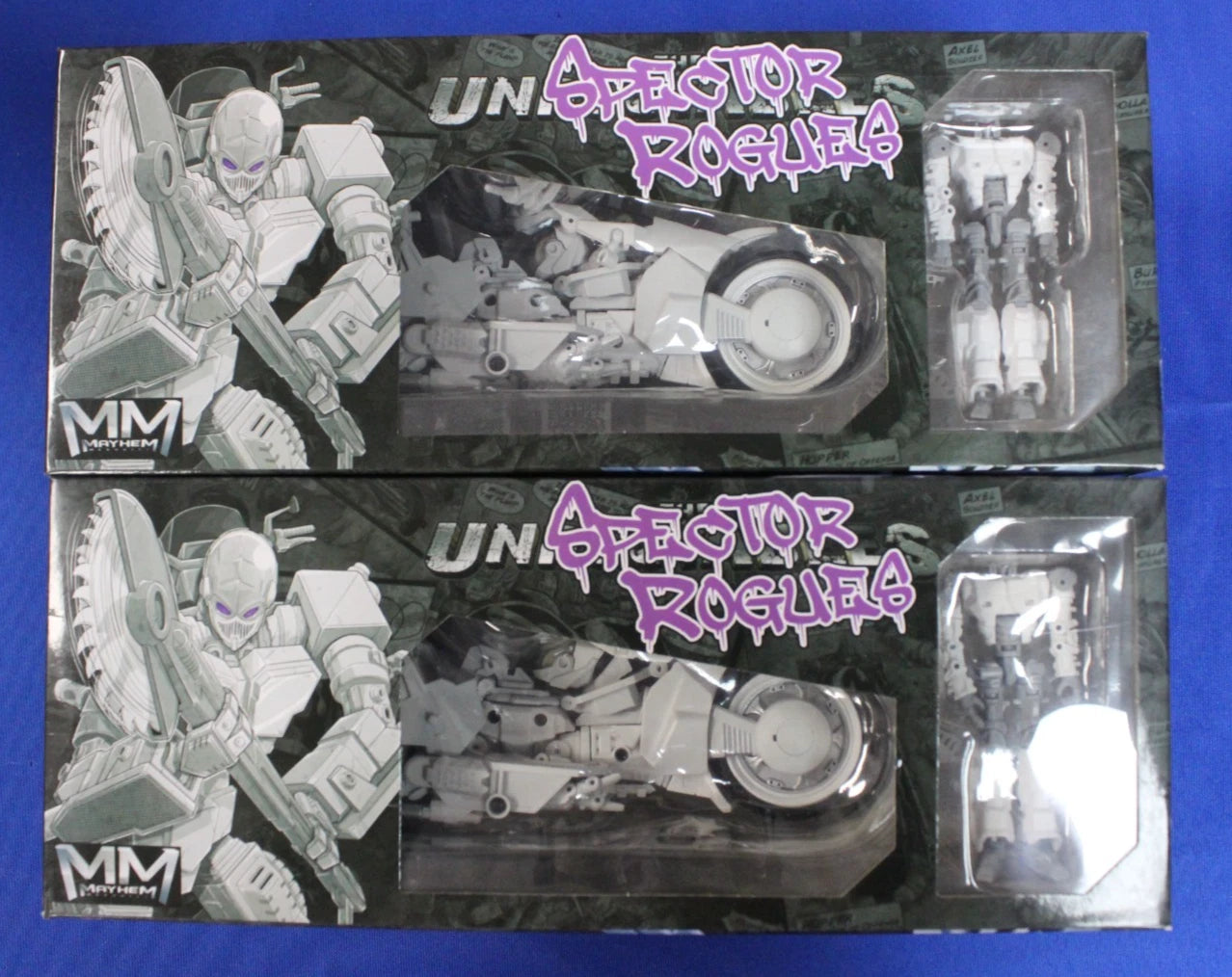 Mayhem Mekanics 2018 Unrustable Bastards Kickstarter Transformable Figure Lot