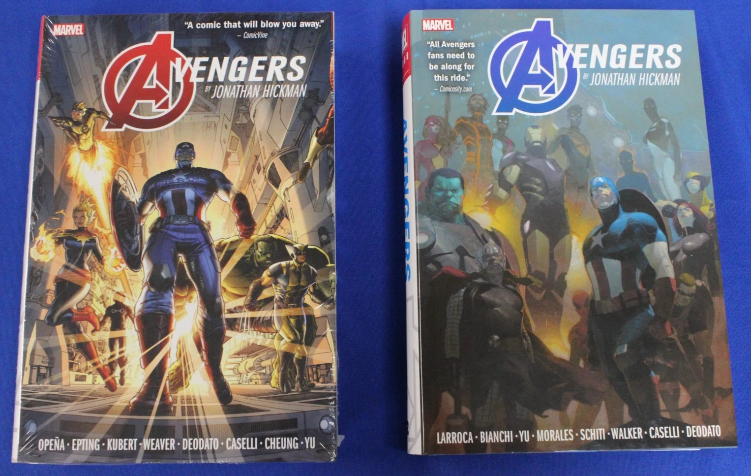 Avengers by Jonathan Hickman Hardcover Omnibus Lot Volumes 1 & 2