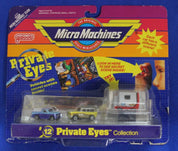 Galoob Micro Machines Private Eyes Collection #s 3 5 6 & 12 Complete in Box