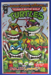 Saturday Morning Adventures TMNT Endless Summer SIGNED by Camron Johnson NM