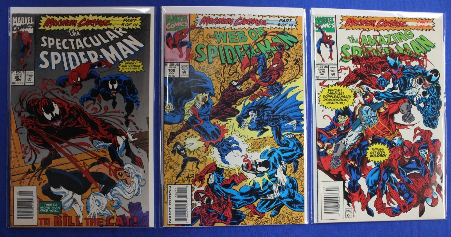 Maximum Carnage #1-14 Complete Set FN-VF