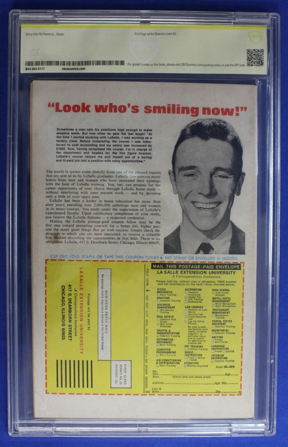 Tomb of Dracula #10 SIGNED Marv Wolfman CBCS 3.0 GD/VG