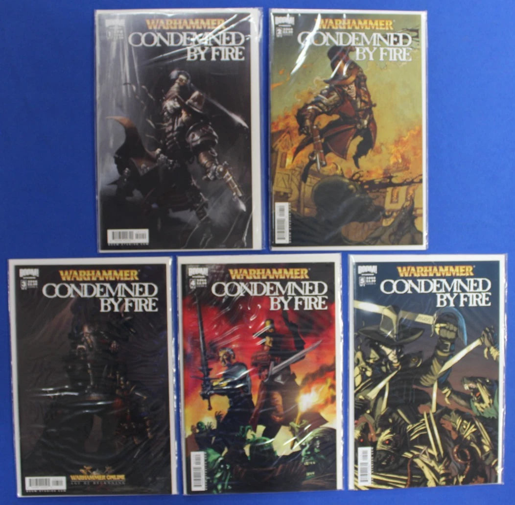Warhammer 40K Condemned by Fire #1-5 Complete Set VF/NM