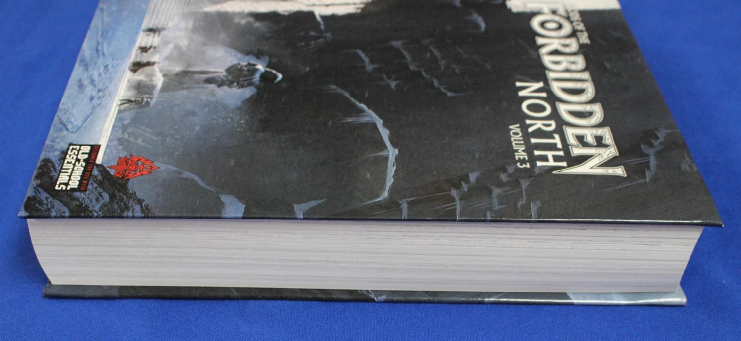 Gods of the Forbidden North Volumes 1-3 Hardcover RPG Books for OSE Kickstarter