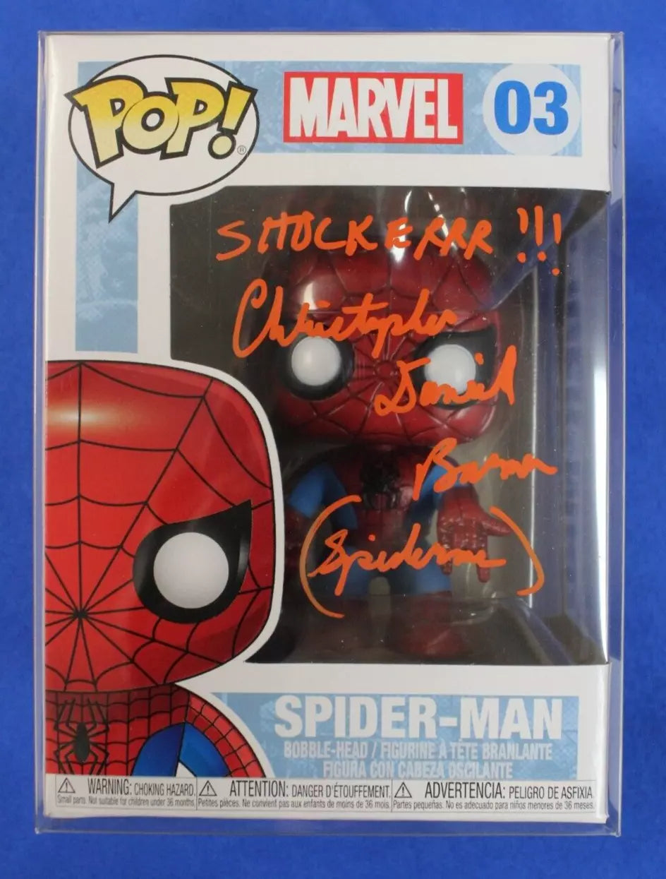 Spider-Man - POP! #03 Signed Christopher Daniel Barnes