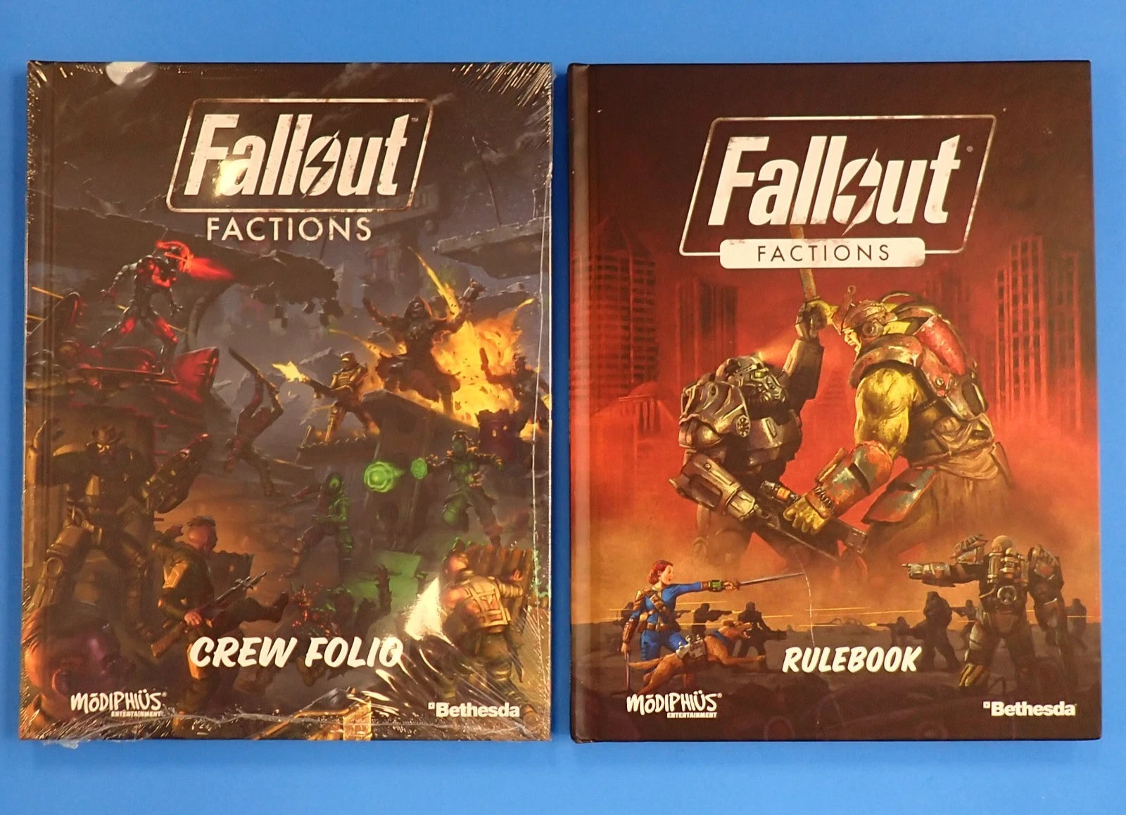 Fallout Factions Crew Folio & Rulebook Modiphius Entertainment Bethesda 2025 [Pre-Owned]