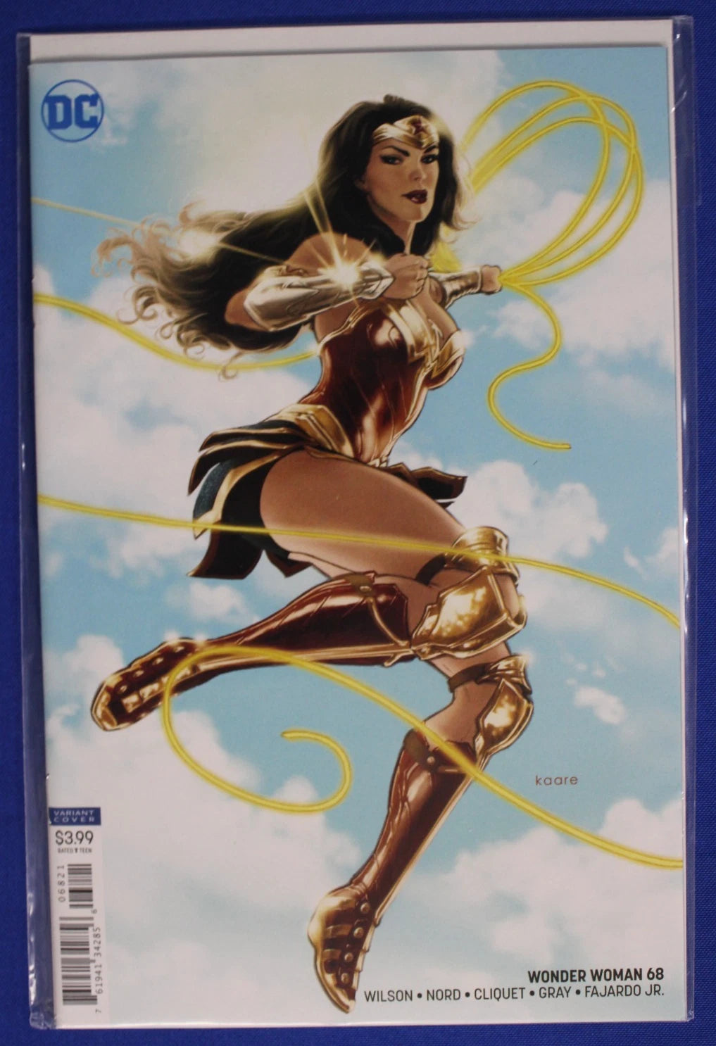 Wonder Woman Lot of 3 Artgerm Covers & 1 Kaare Andrews Variant VF/NM