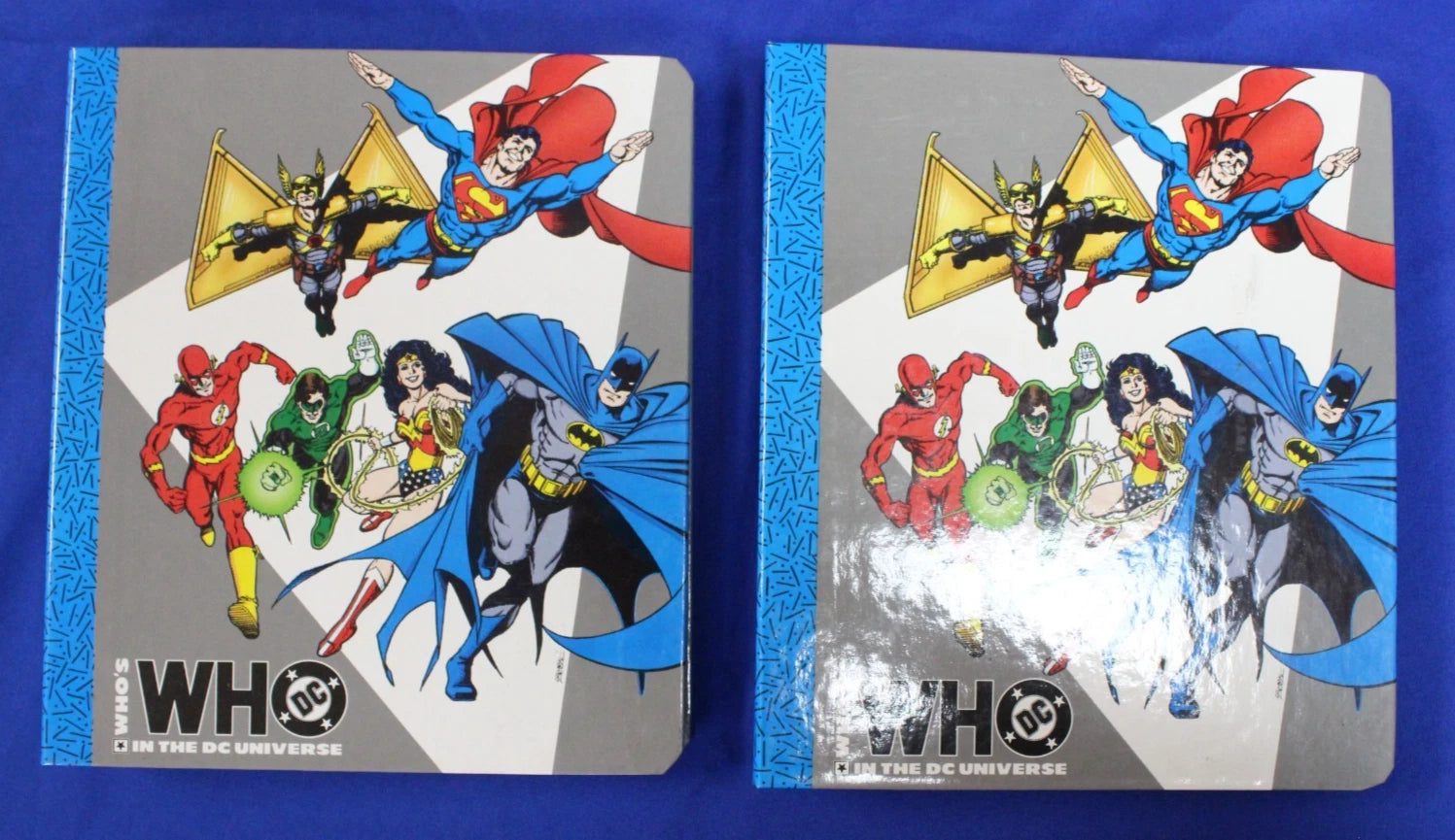Who's Who in the DC Universe Lot of 2 Binders of DC Character and Data Sheets
