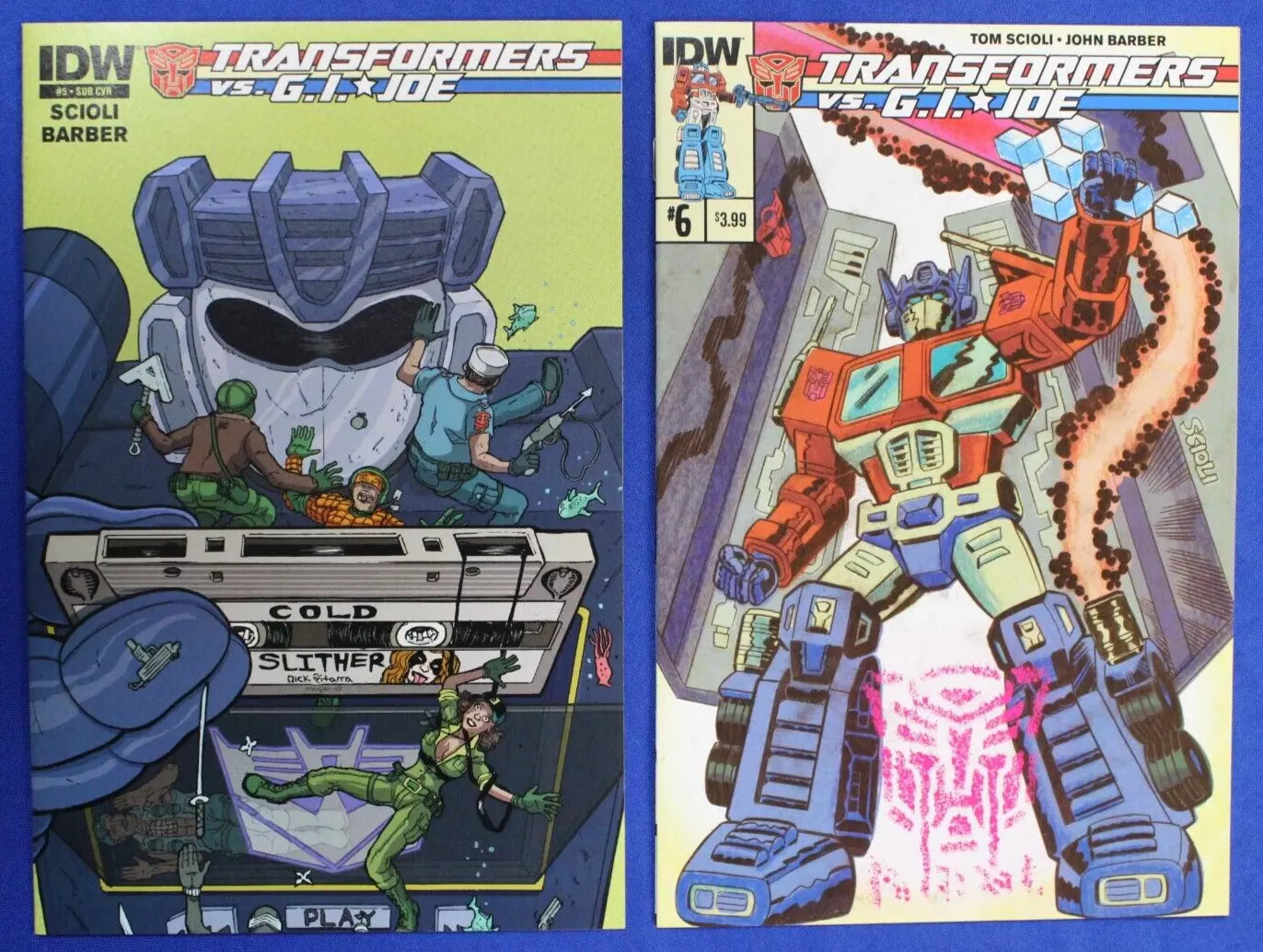 Transformers vs GI Joe #1-13 + Annual & Variants Complete Set Lot of 33 VF-VF/NM