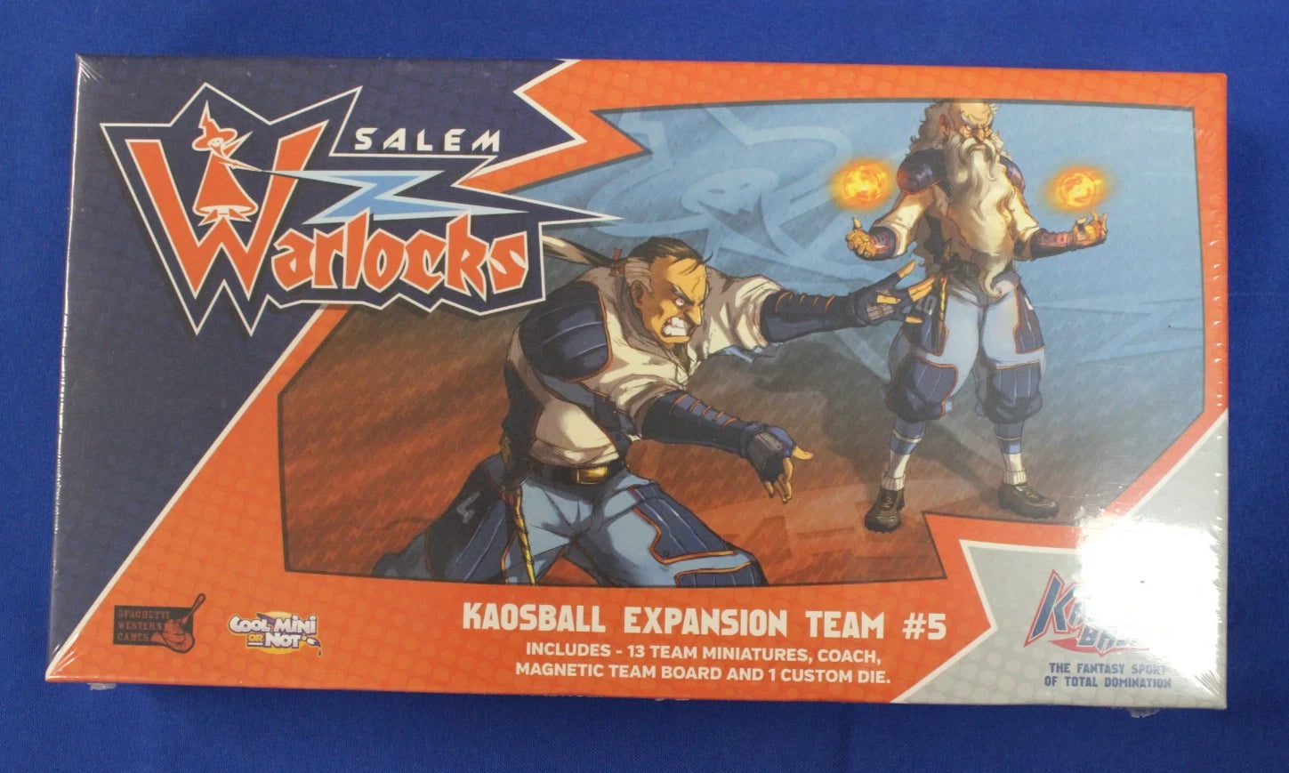 CMON Kaos Ball Board Game with Expansion Teams and Ringer Packs Complete in Box