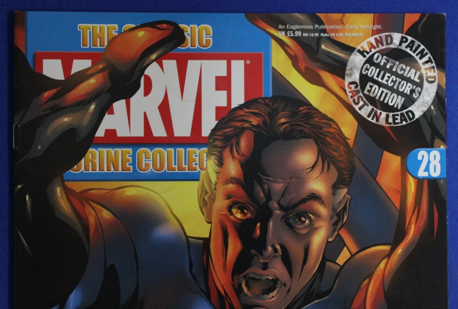 Eaglemoss Classic Marvel Collection Mr. Fantastic Lead Figurine & Magazine #28