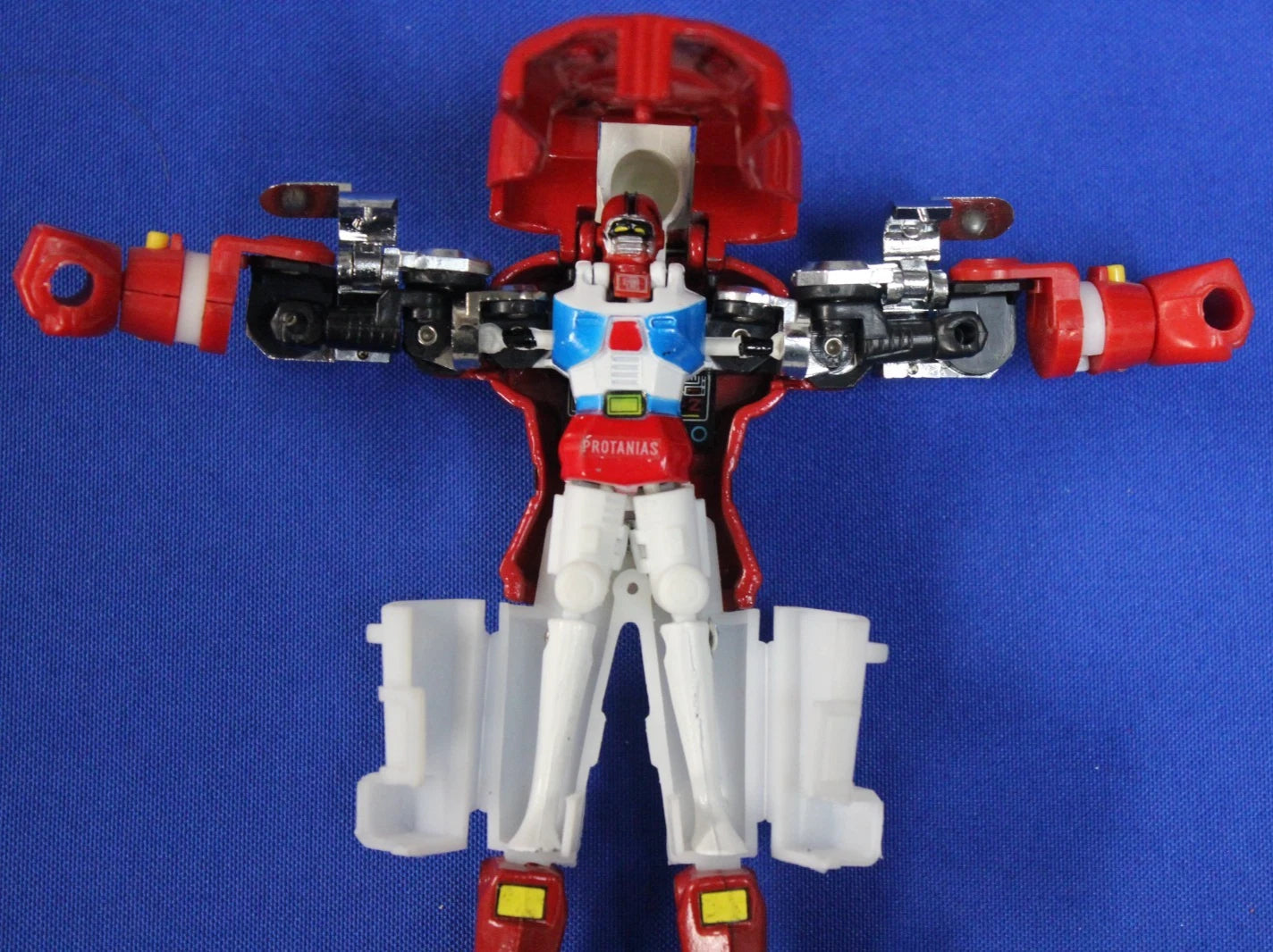 Bandai 1984 Godaikan Gardian Chogokin Mecha Robot With Stand