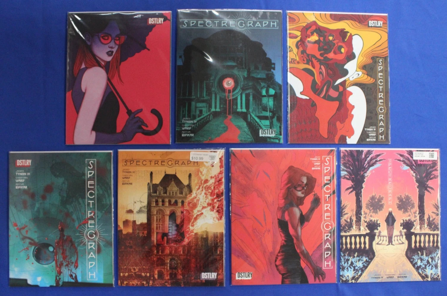 Spectregraph #1-3 Near Complete Set + 1:10 1:25 Variants Lot of 7 VF/NM