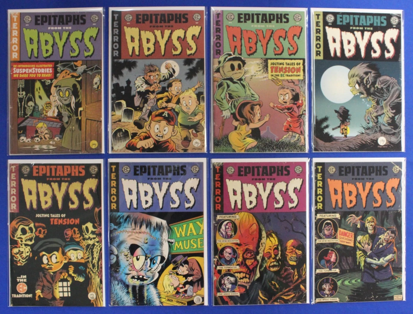 EC Epitaphs from the Abyss 1:10 Variants Lot of 8 VF/NM