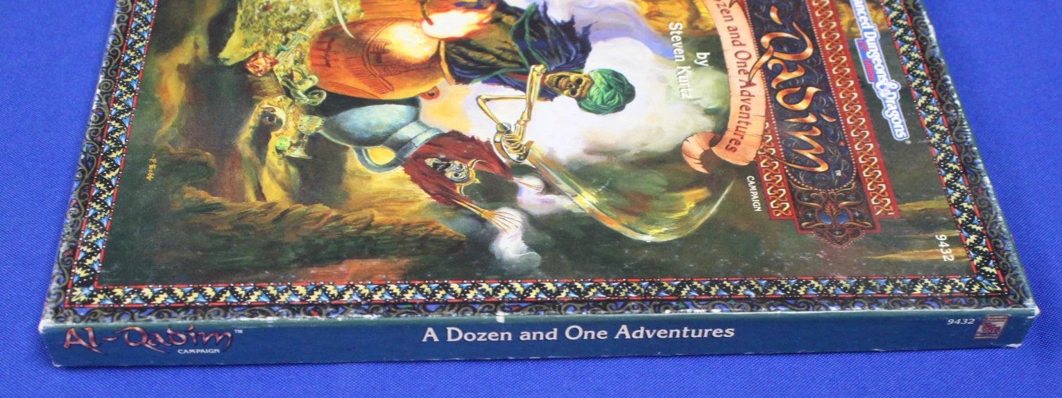 TSR 1993 AD&D Al-Qadim A Dozen and One Adventures Campaign Box Set Complete
