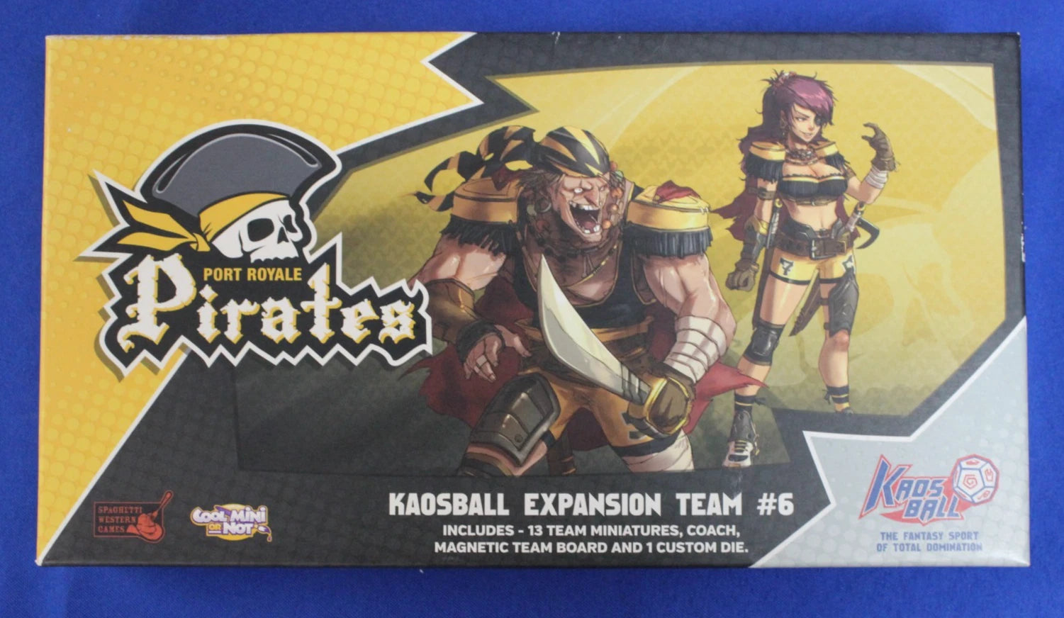CMON Kaos Ball Board Game with Expansion Teams and Ringer Packs Complete in Box
