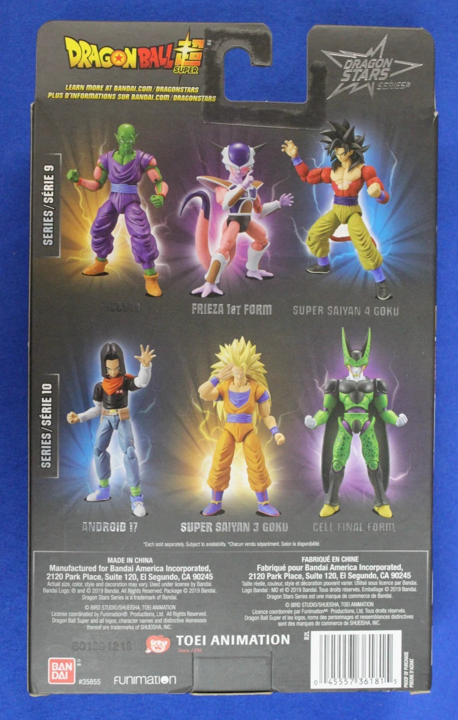 Bandai Dragon Stars Series Dragonball Super Action Figure Series Wave 9 Lot of 3