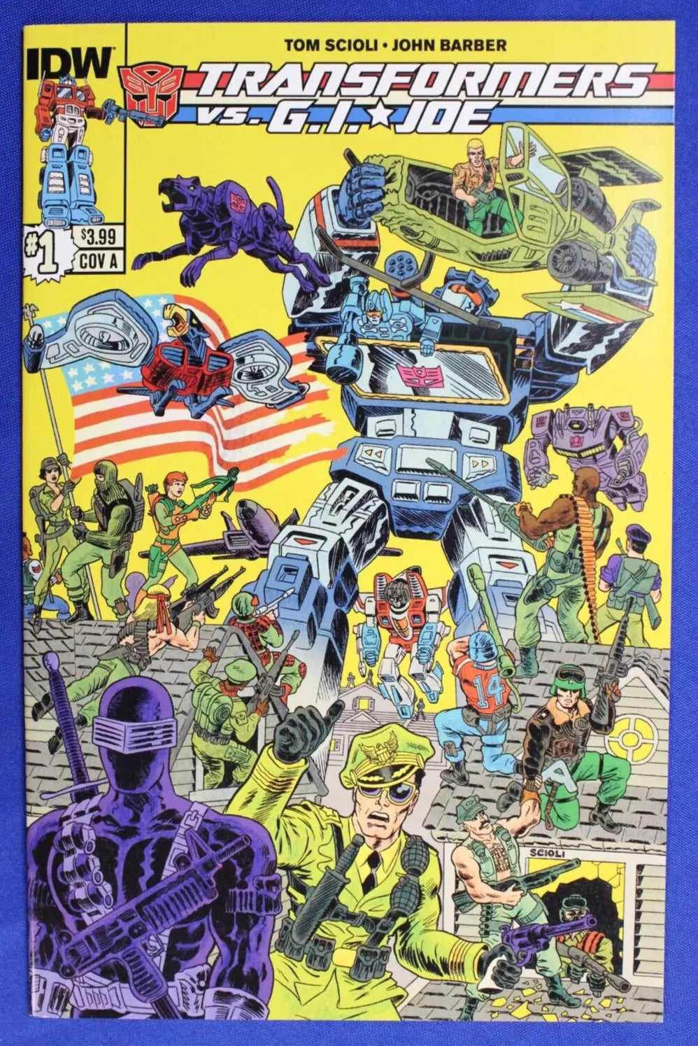 Transformers vs GI Joe #1-13 + Annual & Variants Complete Set Lot of 33 VF-VF/NM