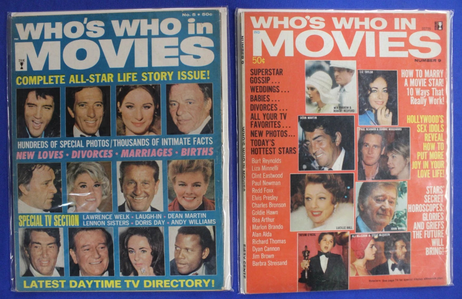 Who's Who in Hollywood & Movies Magazine Lot of 26 GD-FN