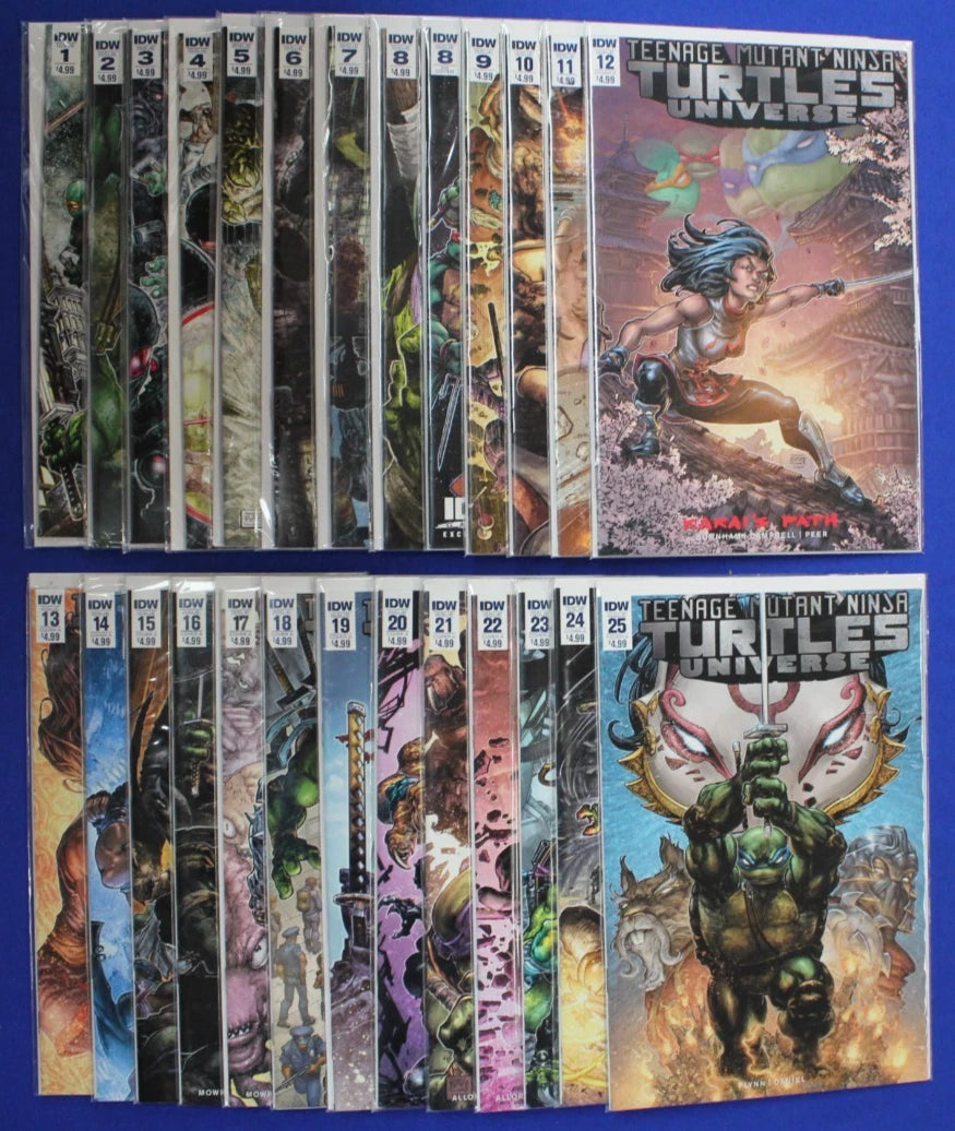 Teenage Mutant Ninja Turtles Universe #1-25 Complete Set VF/NM