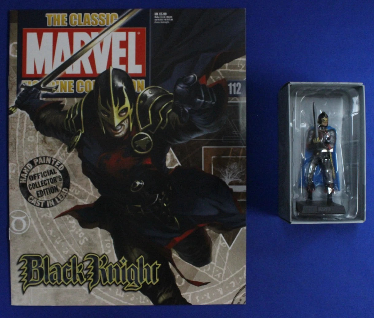 Eaglemoss Classic Marvel Collection Black Knight Lead Figurine & Magazine #112