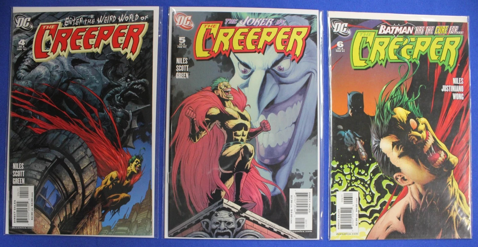 Creeper #1-11 Near Complete Set (No 11) + #1-6 Complete Lot of 26 FN-VF
