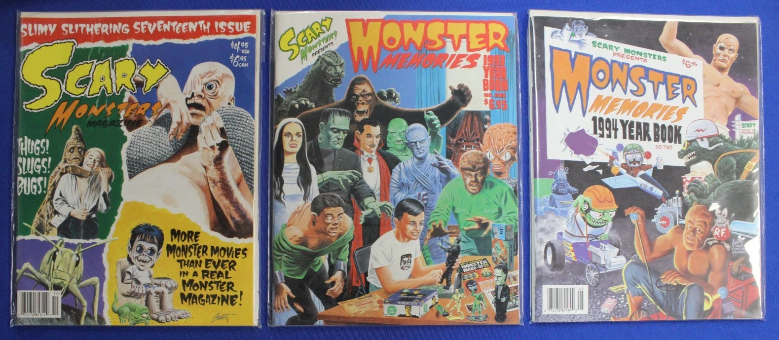 Scary Monsters #1-17 & Monster Memories Yearbook 1993-96 Lot of 21 VF-VF/NM