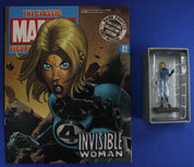 Eaglemoss Classic Marvel Collection Invisible Woman Lead Figurine & Magazine #41
